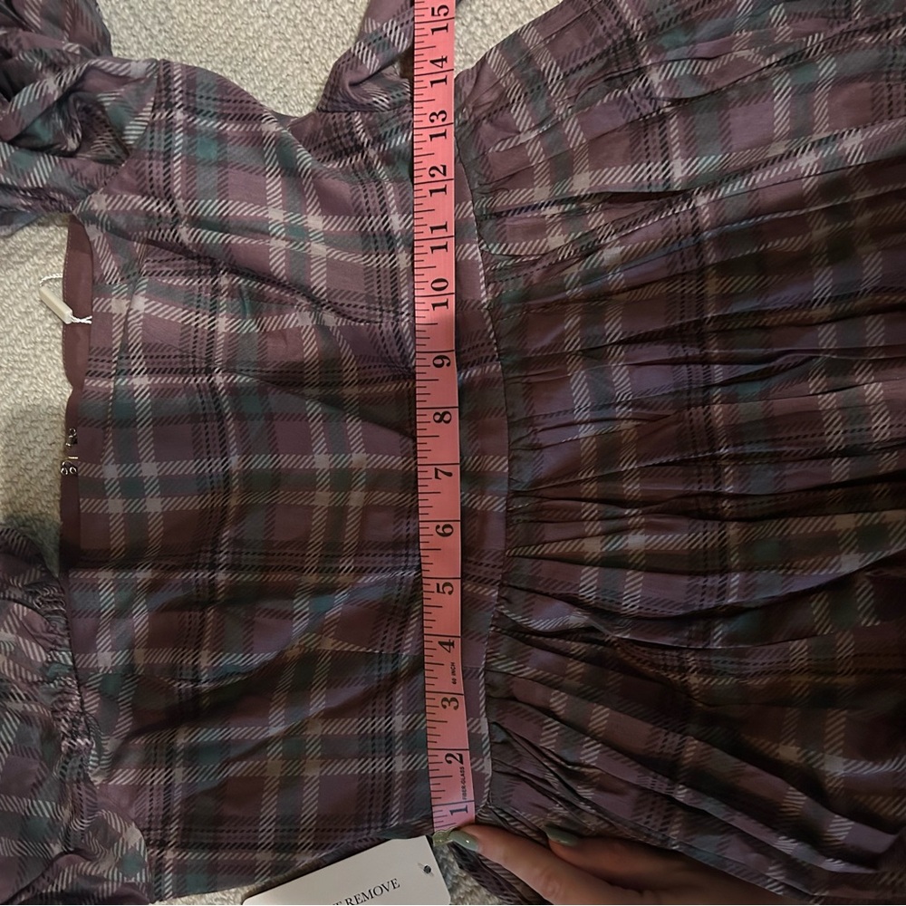 Selkie New Plaid Grunge Market Dress - Picture 6 of 6